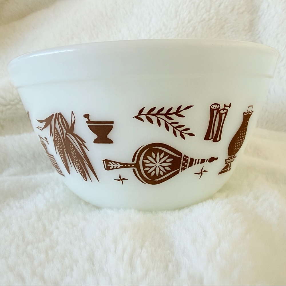 Pyrex Early American 401 1.5 Pint Mixing Bowl - Vintage - 60s - 70s - Picture 4 of 13